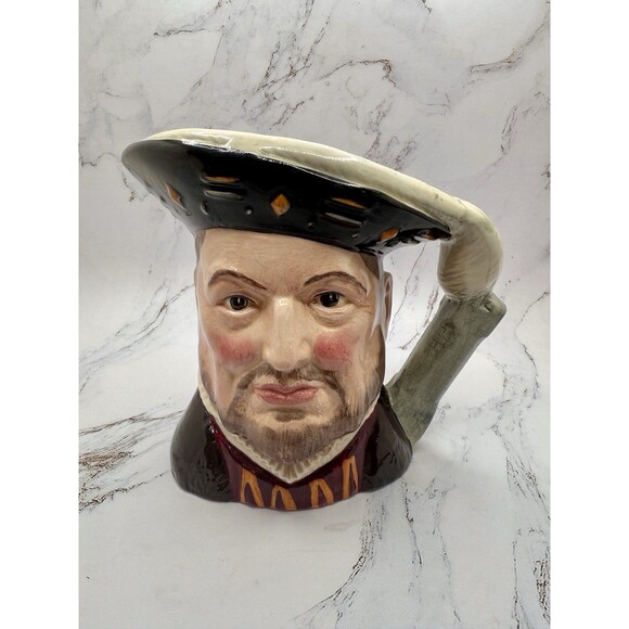 Royal Doulton Henry VIII D6642 English Porcelain Character Mug 1679B - Picture 1 of 10